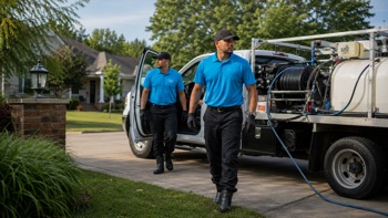 Driveway cleaning results
