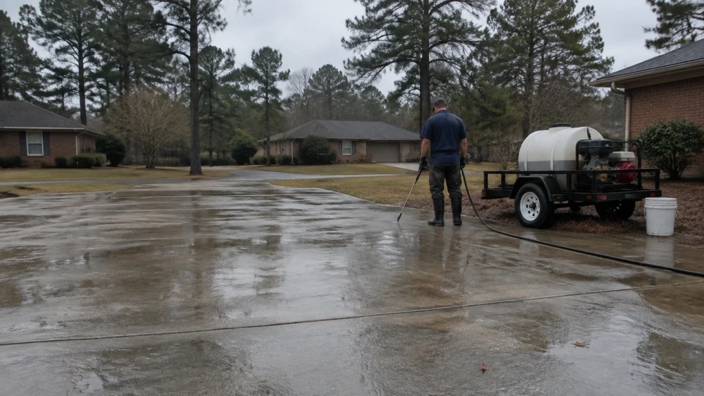 Concrete Cleaning in Greenville, SC