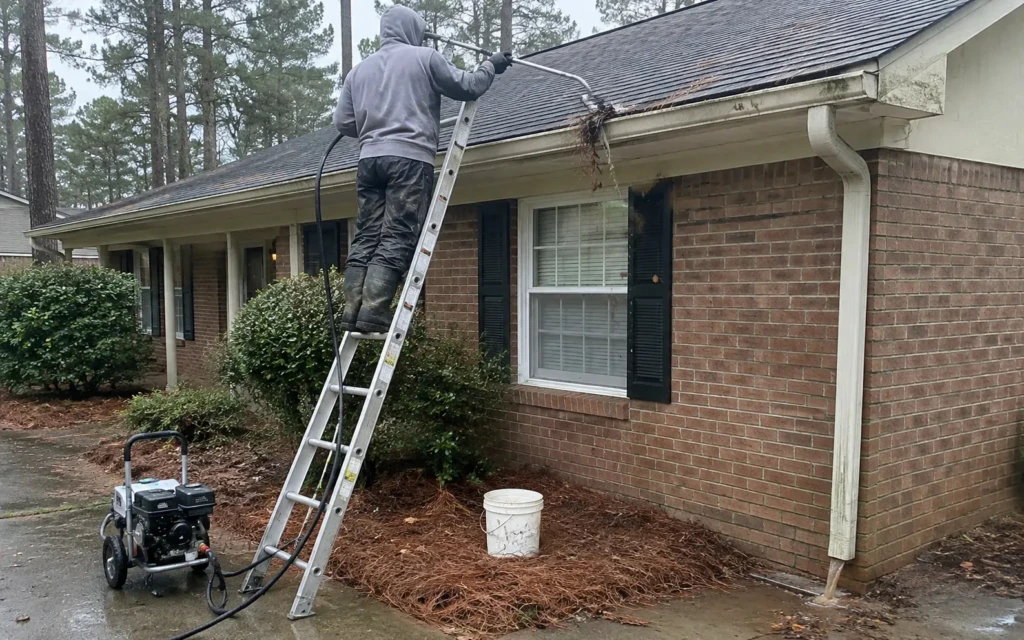 Gutter Cleaning in Greenville, SC