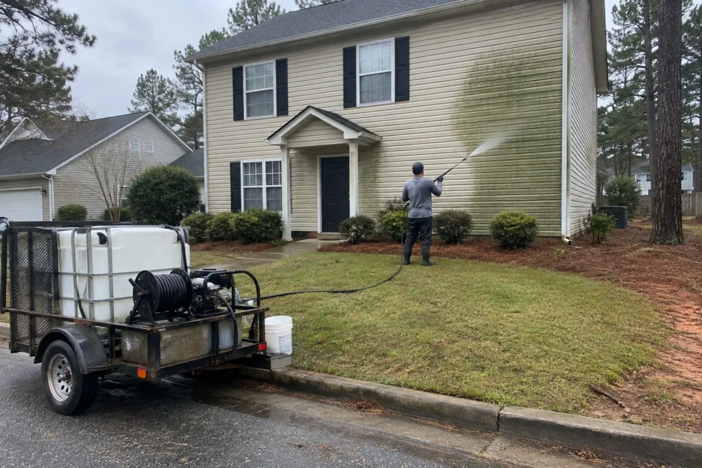House Washing in Greenville, SC